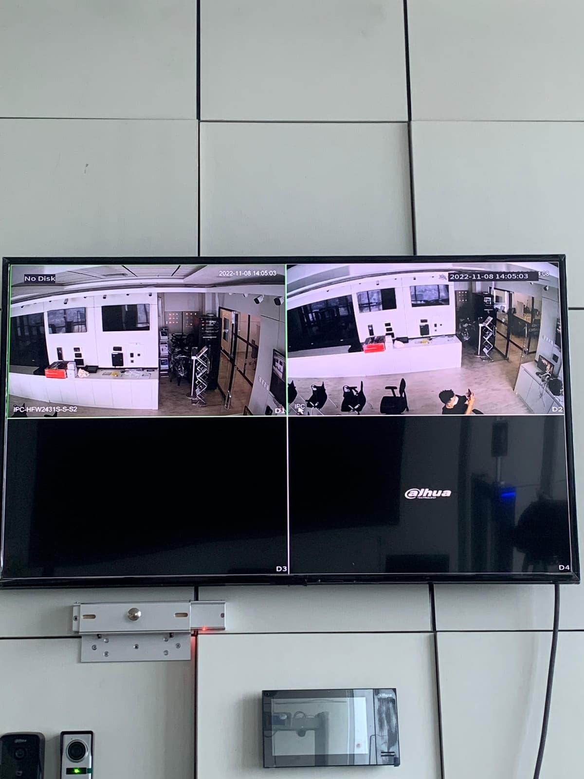 Hasil Instalasi CCTV